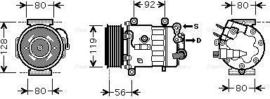 Ava Quality Cooling PEAK320 - Compressore, Climatizzatore autozon.pro