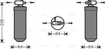 Ava Quality Cooling PE D303 - Essiccatore, Climatizzatore autozon.pro