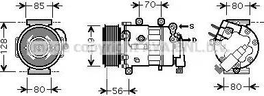 Ava Quality Cooling PE K324 - Compressore, Climatizzatore autozon.pro