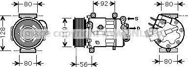 Ava Quality Cooling PE K327 - Compressore, Climatizzatore autozon.pro