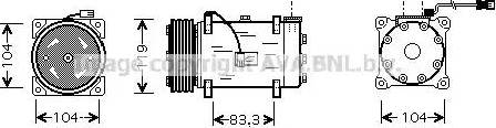 Ava Quality Cooling PE K225 - Compressore, Climatizzatore autozon.pro