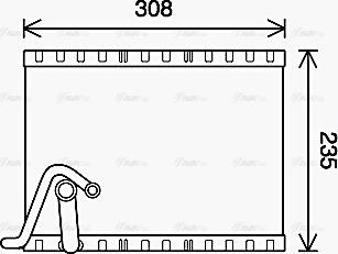 Ava Quality Cooling PEV401 - Evaporatore, Climatizzatore autozon.pro