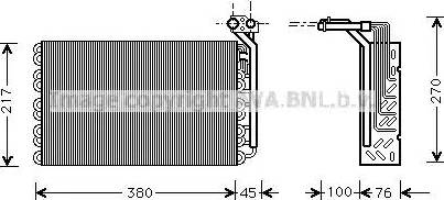 Ava Quality Cooling PE V010 - Evaporatore, Climatizzatore autozon.pro