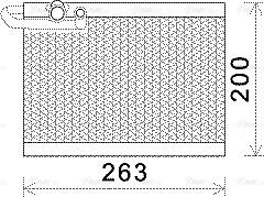 Ava Quality Cooling PE V351 - Evaporatore, Climatizzatore autozon.pro
