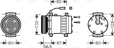 Ava Quality Cooling REAK073 - Compressore, Climatizzatore autozon.pro