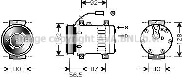 Ava Quality Cooling REK073 - Compressore, Climatizzatore autozon.pro