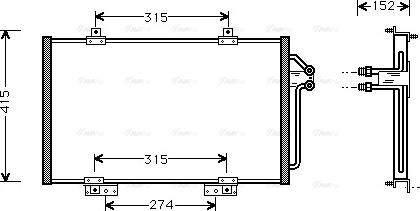 Ava Quality Cooling RT 5188 - Condensatore, Climatizzatore autozon.pro