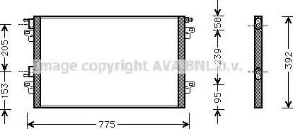 Ava Quality Cooling RT 5366 - Condensatore, Climatizzatore autozon.pro