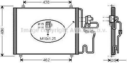 Ava Quality Cooling RT5204D - Condensatore, Climatizzatore autozon.pro