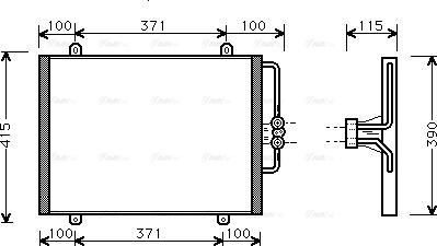 Ava Quality Cooling RT 5201 - Condensatore, Climatizzatore autozon.pro