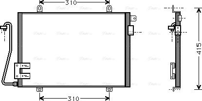 Ava Quality Cooling RT 5232 - Condensatore, Climatizzatore autozon.pro