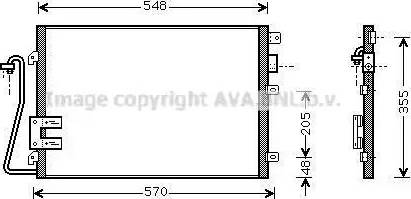 Ava Quality Cooling RT5275D - Condensatore, Climatizzatore autozon.pro