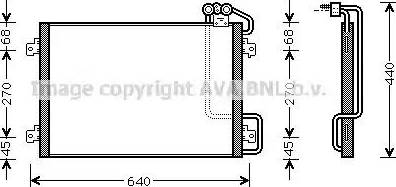 Ava Quality Cooling RT 5273 - Condensatore, Climatizzatore autozon.pro