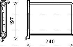 Ava Quality Cooling RT6569 - Scambiatore calore, Riscaldamento abitacolo autozon.pro