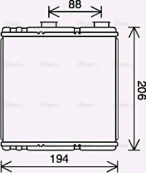Ava Quality Cooling RT6634 - Scambiatore calore, Riscaldamento abitacolo autozon.pro