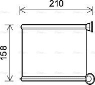 Ava Quality Cooling RT6629 - Scambiatore calore, Riscaldamento abitacolo autozon.pro