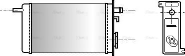 Ava Quality Cooling RT 6096 - Scambiatore calore, Riscaldamento abitacolo autozon.pro