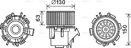 Ava Quality Cooling RT8599 - Ventilatore abitacolo autozon.pro