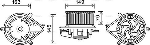 Ava Quality Cooling RT8512 - Ventilatore abitacolo autozon.pro