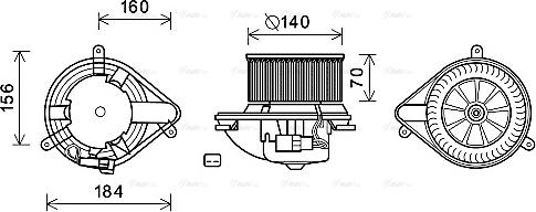 Ava Quality Cooling RT8572 - Ventilatore abitacolo autozon.pro