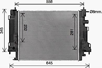 Ava Quality Cooling RT2658 - Radiatore, Raffreddamento motore autozon.pro