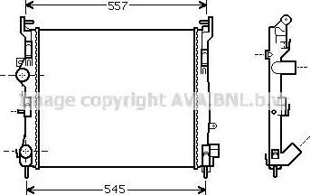 Ava Quality Cooling RT 2362 - Radiatore, Raffreddamento motore autozon.pro