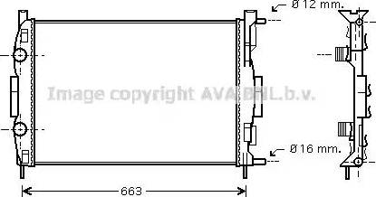 Ava Quality Cooling RT 2308 - Radiatore, Raffreddamento motore autozon.pro