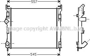 Ava Quality Cooling RT 2326 - Radiatore, Raffreddamento motore autozon.pro