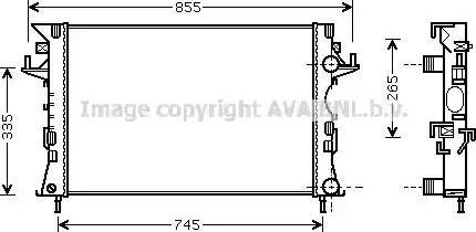 Ava Quality Cooling RT 2292 - Radiatore, Raffreddamento motore autozon.pro