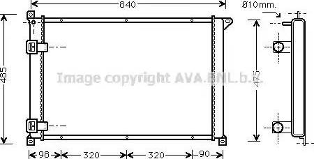 Ava Quality Cooling RT 2257 - Radiatore, Raffreddamento motore autozon.pro