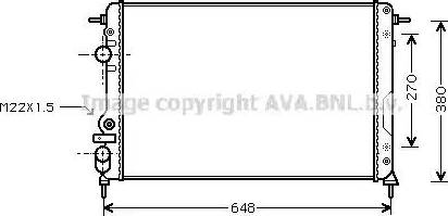 Ava Quality Cooling RT 2266 - Radiatore, Raffreddamento motore autozon.pro