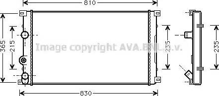 Ava Quality Cooling RT 2276 - Radiatore, Raffreddamento motore autozon.pro