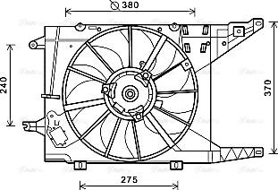 Ava Quality Cooling RT7549 - Ventola, Raffreddamento motore autozon.pro