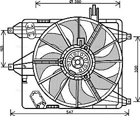 Ava Quality Cooling RT 7544 - Ventola, Raffreddamento motore autozon.pro