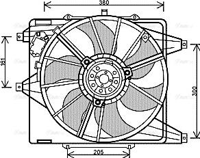 Ava Quality Cooling RT 7541 - Ventola, Raffreddamento motore autozon.pro