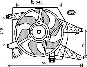 Ava Quality Cooling RT 7548 - Ventola, Raffreddamento motore autozon.pro