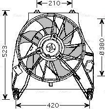 Ava Quality Cooling RT 7543 - Ventola, Raffreddamento motore autozon.pro