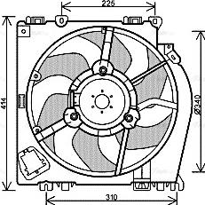 Ava Quality Cooling RT 7542 - Ventola, Raffreddamento motore autozon.pro