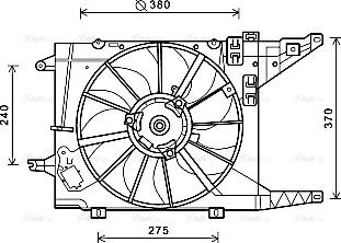 Ava Quality Cooling RT7550 - Ventola, Raffreddamento motore autozon.pro