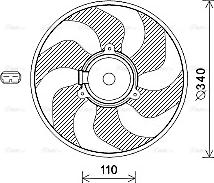 Ava Quality Cooling RT7567 - Ventola, Raffreddamento motore autozon.pro