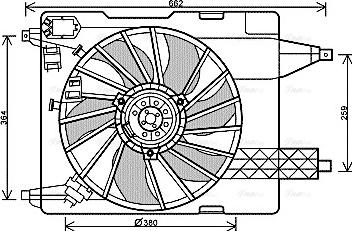 Ava Quality Cooling RT 7539 - Ventola, Raffreddamento motore autozon.pro