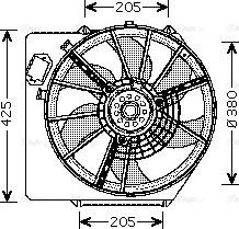 Ava Quality Cooling RT 7536 - Ventola, Raffreddamento motore autozon.pro