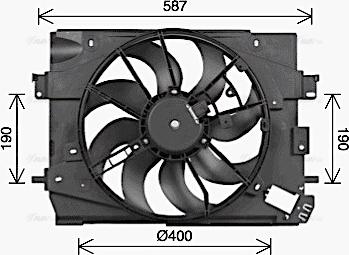 Ava Quality Cooling RT7662 - Ventola, Raffreddamento motore autozon.pro