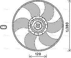 Ava Quality Cooling RT7604 - Ventola, Raffreddamento motore autozon.pro