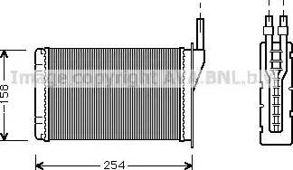 Ava Quality Cooling RTA6087 - Scambiatore calore, Riscaldamento abitacolo autozon.pro