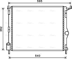 Ava Quality Cooling RTA2476 - Radiatore, Raffreddamento motore autozon.pro