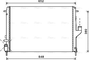 Ava Quality Cooling RTA2478 - Radiatore, Raffreddamento motore autozon.pro