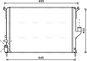 Ava Quality Cooling RTA2477 - Radiatore, Raffreddamento motore autozon.pro