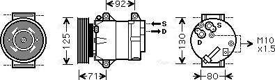 Ava Quality Cooling RTAK103 - Compressore, Climatizzatore autozon.pro