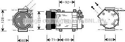 Ava Quality Cooling RTAK127 - Compressore, Climatizzatore autozon.pro